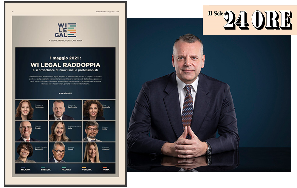 1 maggio 2021: WI LEGAL RADDOPPIA