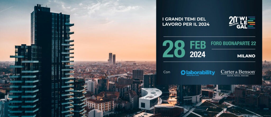 Evento WI LEGAL. I grandi temi del lavoro 2024: Welfare pubblico non riscosso